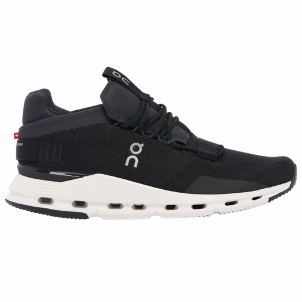 On Running Men's Black and White Sneakers